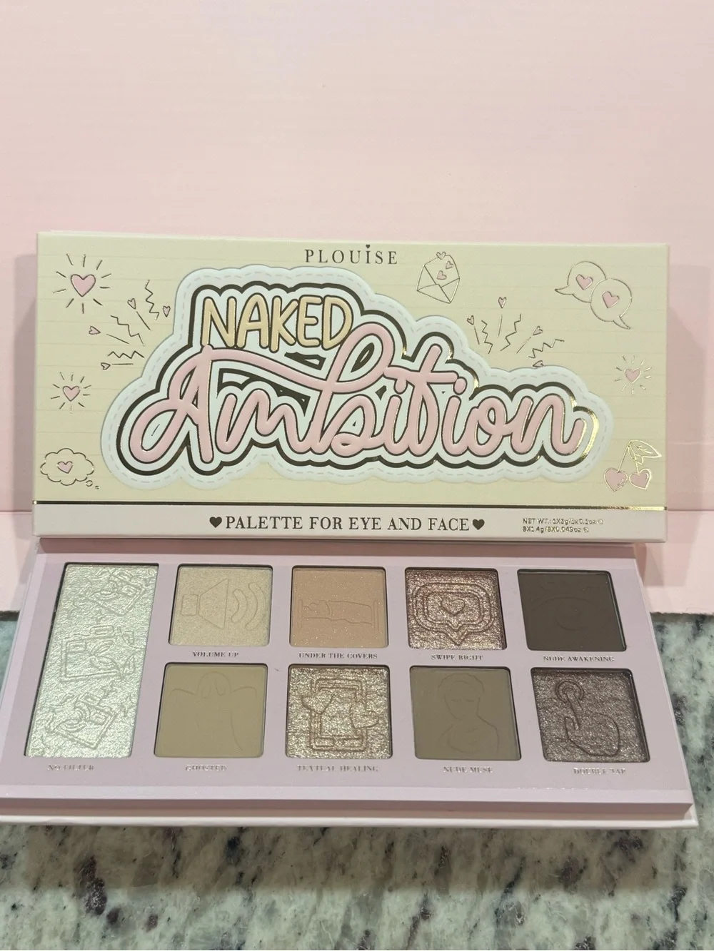 P. Louis Naked Ambition Eye & Face Palette NIB